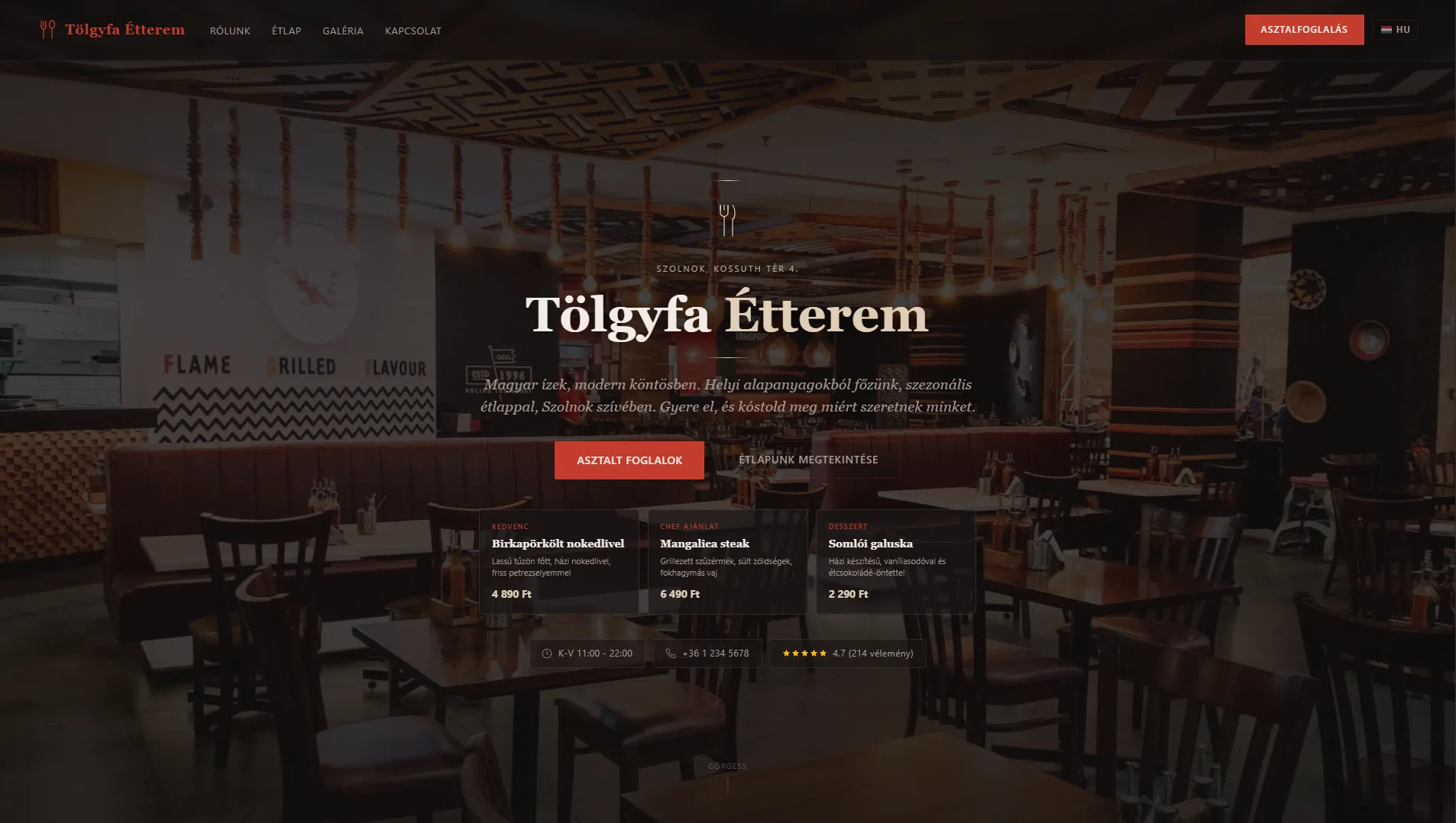 Tölgyfa Étterem